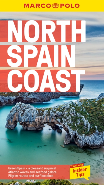 North Spain Coast Marco Polo Pocket Travel Guide - with pull out map - 