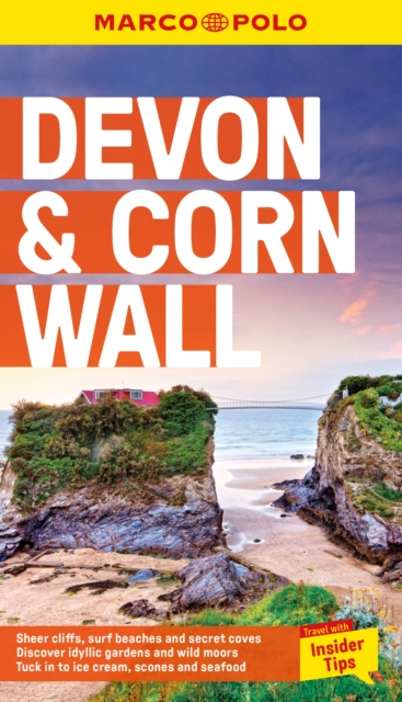 Devon and Cornwall Marco Polo Pocket Travel Guide - with pull out map - 