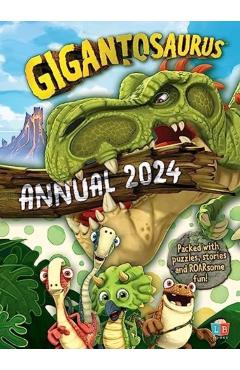 Coperta cărții 'Gigantosaurus Official Annual 2024 -'