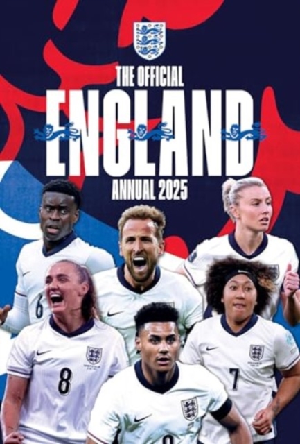 Coperta cărții 'Official England Football Annual 2025 -'
