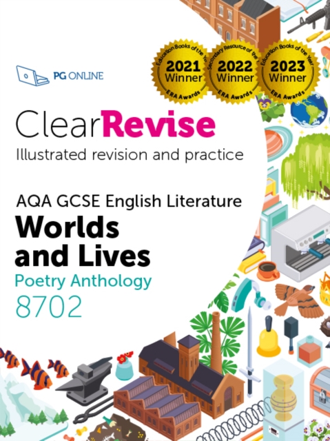 ClearRevise AQA GCSE English Literature 8702; Worlds and Lives Poetry Anthology - 