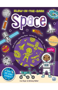 Poza produsului Glow-in-the-Dark Space Sticker Activity - Lisa Regan