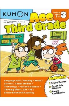 Coperta cărții 'Kumon Ace Third Grade -'