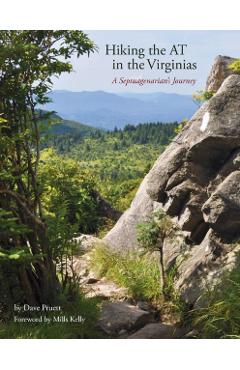 Coperta cărții 'Hiking the at in the Virginias - Dave Pruett'