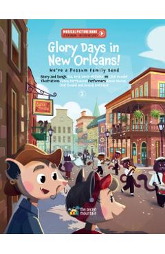 Coperta cărții 'Glory Days in New Orleans! - Ba Krieger'