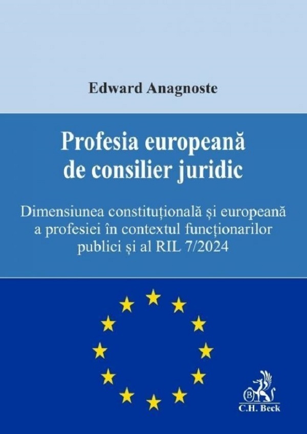Profesia europeana de consilier juridic - Edward Anagnoste