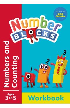 Coperta cărții 'Numberblocks Numbers and Counting (Red Level Workbook) -'