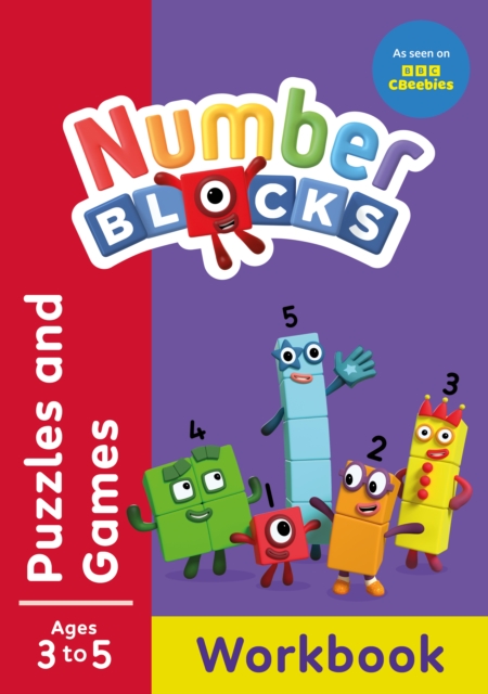Coperta cărții 'Numberblocks Puzzles and Games (Red Level Workbook) -'