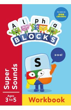 Poza produsului Alphablocks Super Sounds (Red Level Workbook) - 