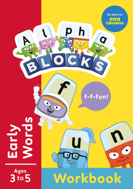 Coperta cărții 'Alphablocks Early Words (Red Level Workbook) -'