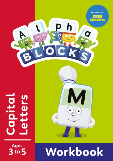 Coperta cărții 'Alphablocks Capital Letters (Red Level Workbook) -'
