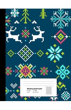 Coperta cărții 'Beading Graph Paper: 8.5x11 Graph Paper for Design Beading Pattern- Beading on a Loom- Peyote Stitch Bead work, Bead'