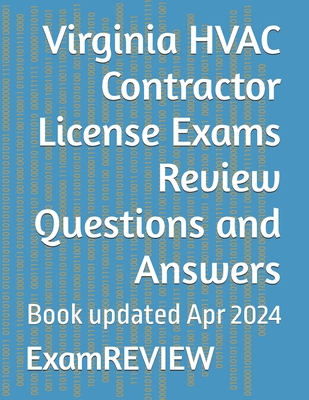 Coperta cărții 'Virginia HVAC Contractor License Exams Review Questions and Answers - Mike Yu'