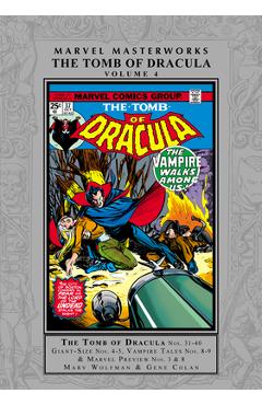 Coperta cărții 'Marvel Masterworks: The Tomb of Dracula Vol. 4 - Marv Wolfman'