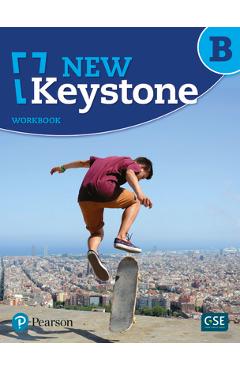 Coperta cărții 'New Keystone - (Ae) - 3rd Edition (2019) - Workbook - Level B -'