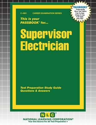 Coperta cărții 'Supervisor Electrician -'