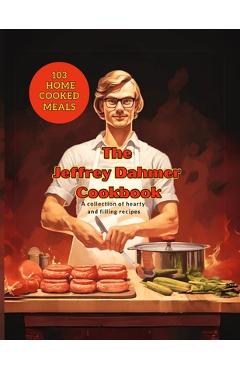 Coperta cărții 'Jeffrey Dahmer Cookbook: A Twisted Culinary Cannibal Coloring Book: Cooking Qoutes from the World's Greatest Celebrity'