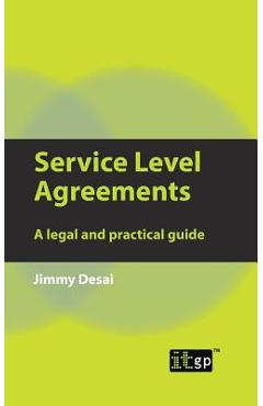 Coperta cărții 'Service Level Agreements: A Legal and Practical Guide - Jimmy Desai'