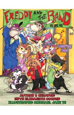 Poza produsului Freddy and the Band: Volume One - Coloring Book - Bryn Elizabeth Cooper