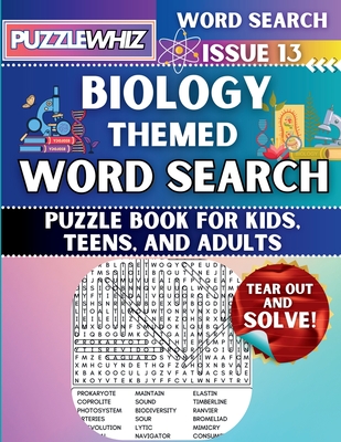 Biology - Themed Word Search - Fun & Educational Puzzles for Kids, Teens, and Adults (Large Print Edition): Featuring Engaging Themed Word Search Puzz - Puzzlewhiz Publishing