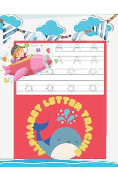 Alphabet Letter Tracing: Handwriting Practice Notebook With Dotted Lines, Letters Tracing Notebook For Kids Ages 3-5 Learning to Write, Size 8. - Puumkids Design