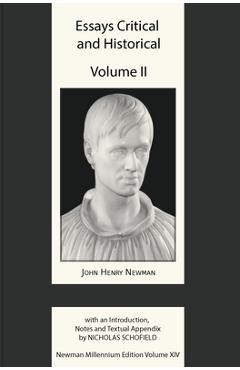 Coperta cărții 'Essays Critical and Historical II - John Henry Newman'