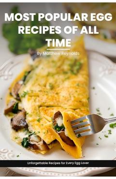 Coperta cărții 'Most Popular Egg Recipes Of All Time Recipes Cookbook: Easy-To-Follow Egg Recipe Ideas That Are Curated For Taste,'