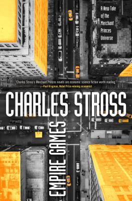 Coperta cărții 'Empire Games - Charles Stross'