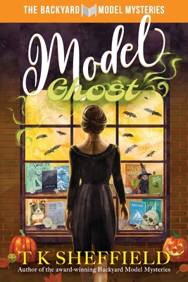 Coperta cărții 'Model Ghost: A fun, fashionable mystery - Tk Sheffield'