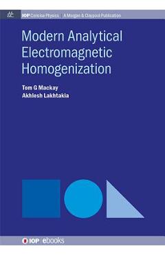 Coperta cărții 'Modern Analytical Electromagnetic Homogenization - Tom G. Mackay'