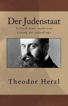 Coperta cărții 'Der Judenstaat - Theodor Herzl'