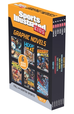 Coperta cărții 'Sports Illustrated Kids Graphic Novels 6-Book Boxed Set: Fall and Winter Sports Set 2 - Blake A. Hoena'