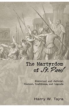Coperta cărții 'The Martyrdom of St. Paul - Harry W. Tajra'