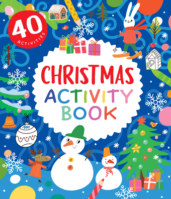Coperta cărții 'Christmas Activity Book: 40 Activities - Nora Watkins'