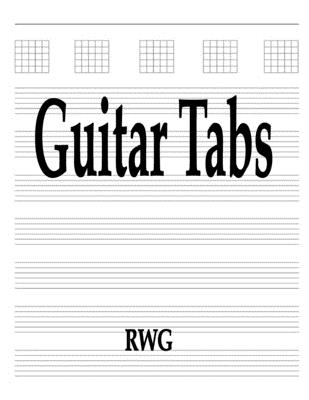 Coperta cărții 'Guitar Tabs: 150 Pages 8.5