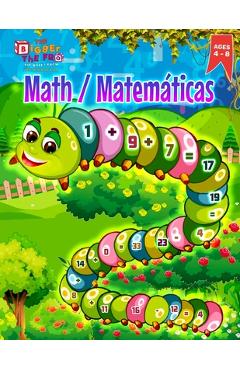 Coperta cărții 'The Bigger the Fro' the More I Know Presents: Math/Matemáticas - Andrea Scott'
