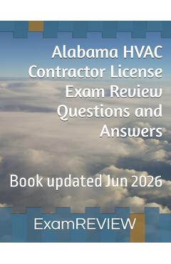 Coperta cărții 'Alabama HVAC Contractor License Exam Review Questions and Answers - Mike Yu'