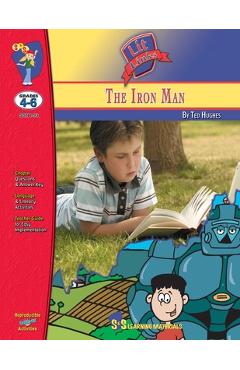 Coperta cărții 'Iron Man by Ted Hughes, Novel Study - Penny Nutbrown'
