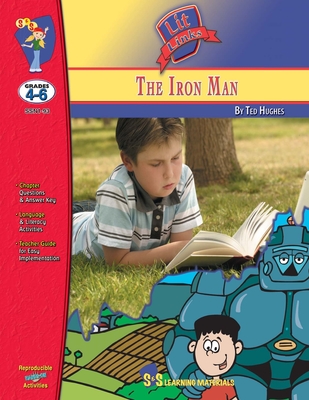 Coperta cărții 'Iron Man by Ted Hughes, Novel Study - Penny Nutbrown'