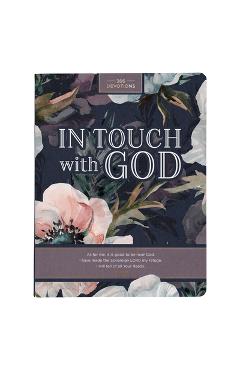 Coperta cărții 'Devotional in Touch with God Floral Softcover Jan. -'