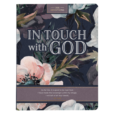 Coperta cărții 'Devotional in Touch with God Floral Softcover Jan. -'