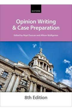 Coperta cărții 'Opinion Writing and Case Preparation Eighth Edition -'