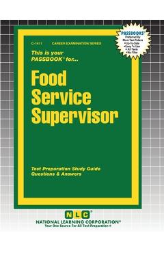 Coperta cărții 'Food Service Supervisor -'