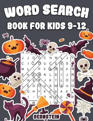 Word Search for Kids 9-12: 200 Fun Word Search Puzzles for Kids with Solutions - Large Print - Halloween Edition -