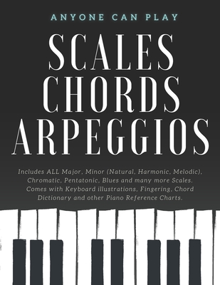 Essential Piano Scales, Chords & Arpeggios Guide - Complete Collection: 3 levels in 1 (Beginner to Advanced): Fingering, Keyboard illustration, Chord - Jane Dominguez