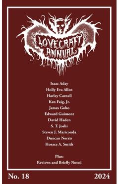 Coperta cărții 'Lovecraft Annual No. 18 (2024) - S. T. Joshi'
