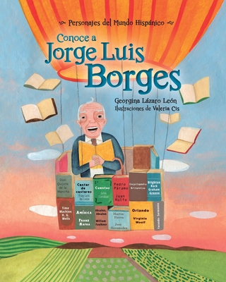 Coperta cărții 'Conoce a Jorge Luis Borges - Georgina Lázaro León'