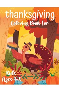 Poza produsului Thanksgiving Coloring Book for Children: Activity Book for Kids Thanksgiving - Laura Bidden