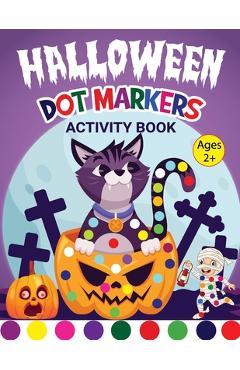 Poza produsului Halloween Dot Marker Activity Book for Kids 2+ - Laura Bidden