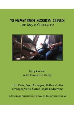 Coperta cărții '75 More Irish Session Tunes for Anglo Concertina - Ernestine Healy'